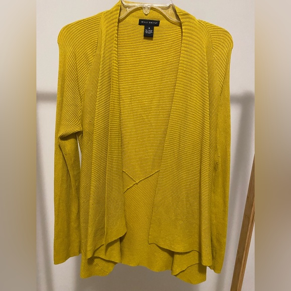 Willi Smith Sweaters - Chartreuse Cardigan